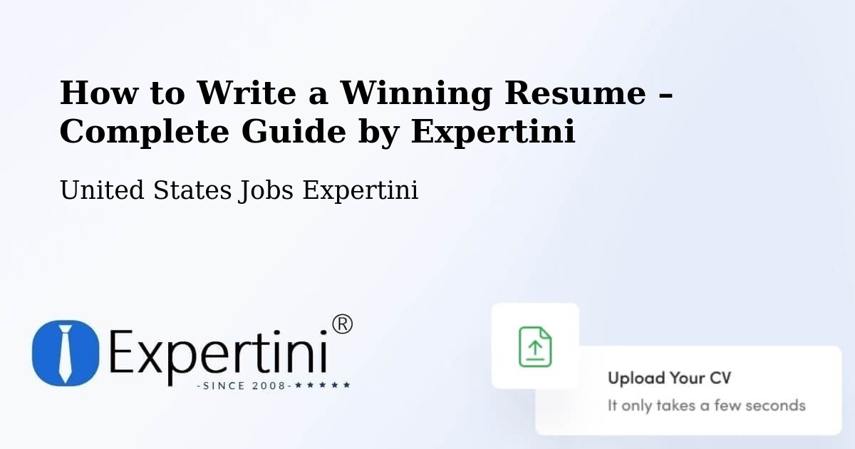 Resume Writing Guide for Job Seekers – Wade - Wade, United States Jobs Expertini